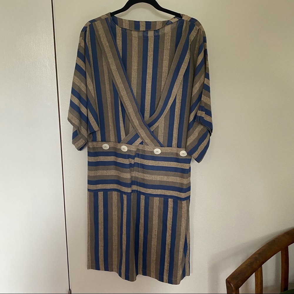 VINTAGE striped boxy dress